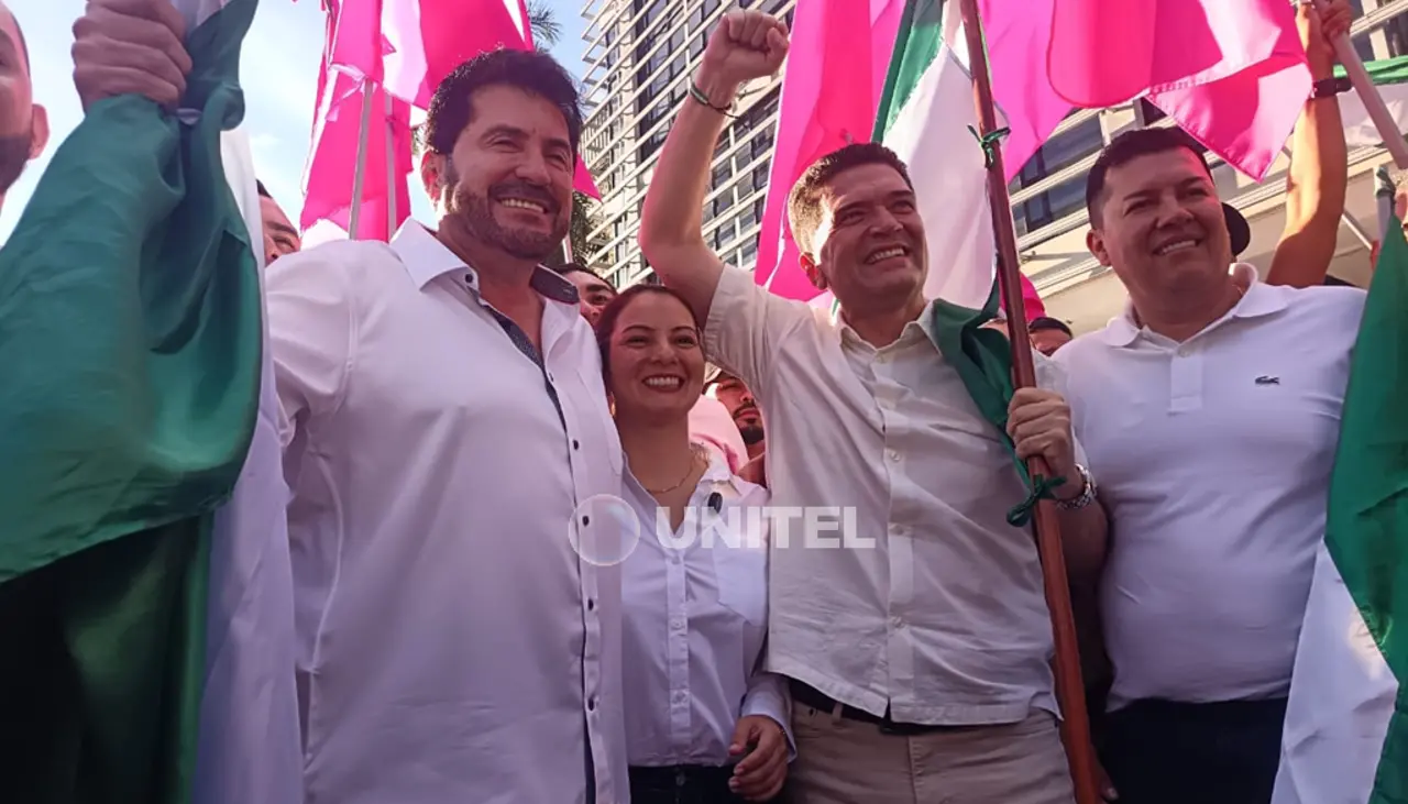 Guido Nayar y Gary Añez, los candidatos de ‘Primero Santa Cruz’ para las subnacionales