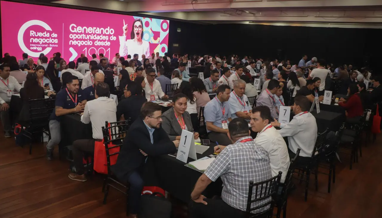 Rueda de Negocios de Cainco cierra con $us 46,2 millones en intenciones de negocio en su primera jornada