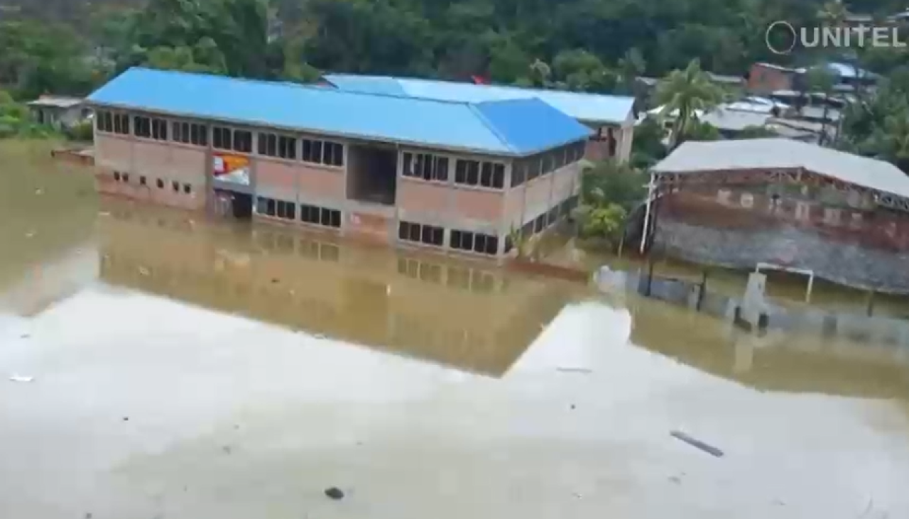 Inundaciones en Tipuani: La Gobernación reporta dos comunidades afectadas