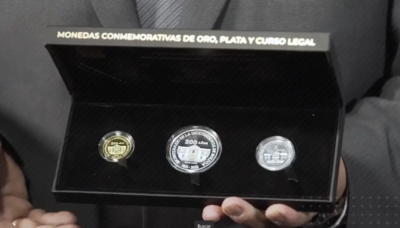 Así son las monedas y el billete conmemorativo por el Bicentenario