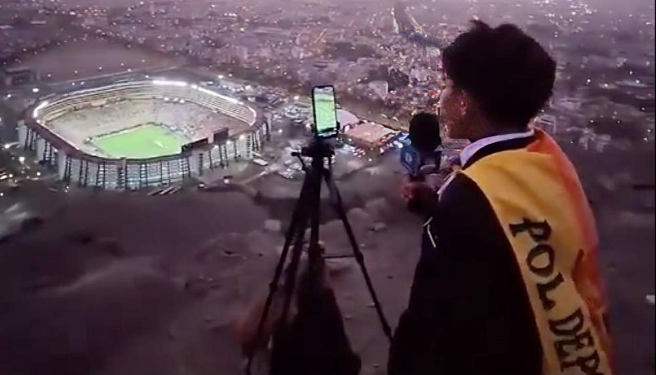 La historia de ‘Pol Deportes’, el joven peruano que saltó de narrar un partido en una colina a hacerlo en la Champions