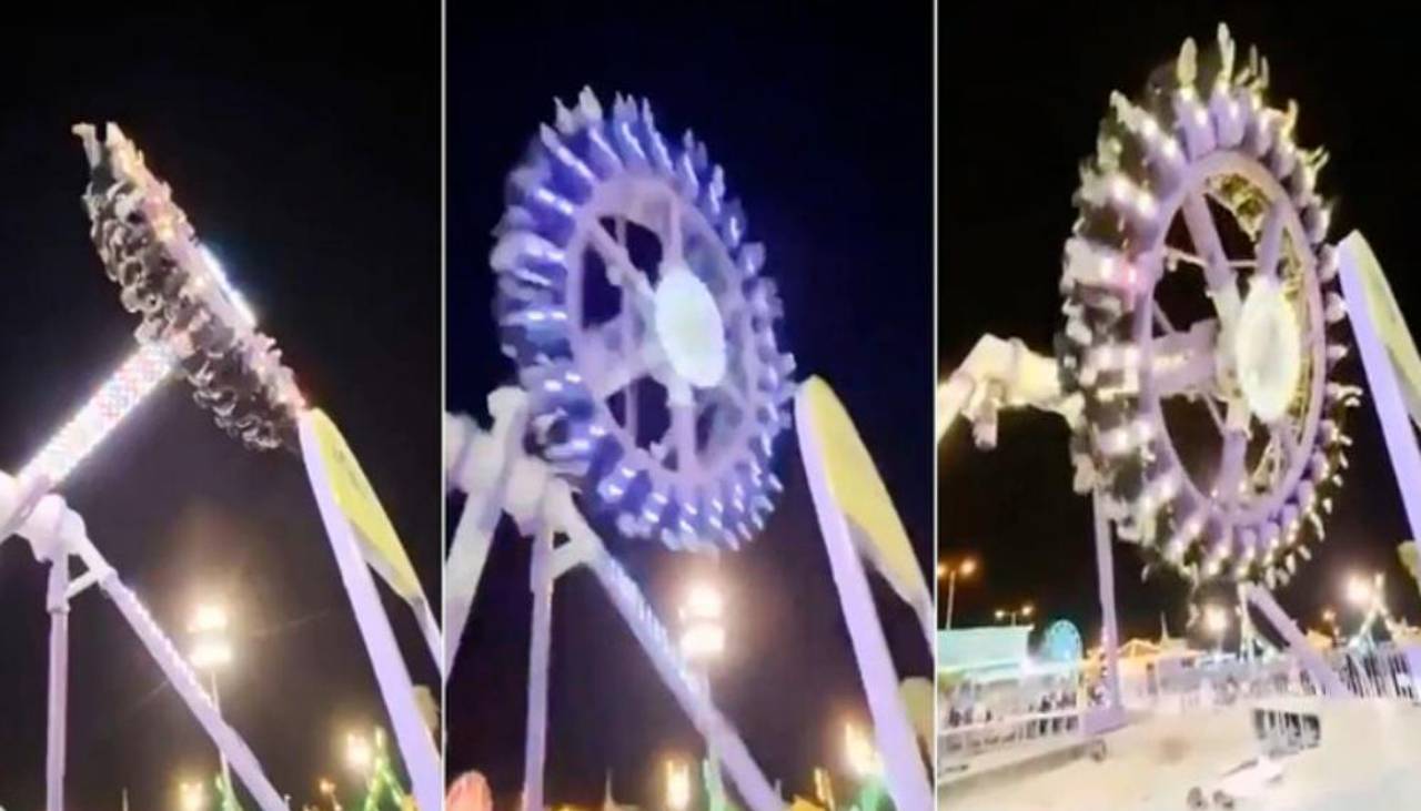 Terror en un parque de diversiones: Juego mecánico se parte en dos y deja 23 heridos 