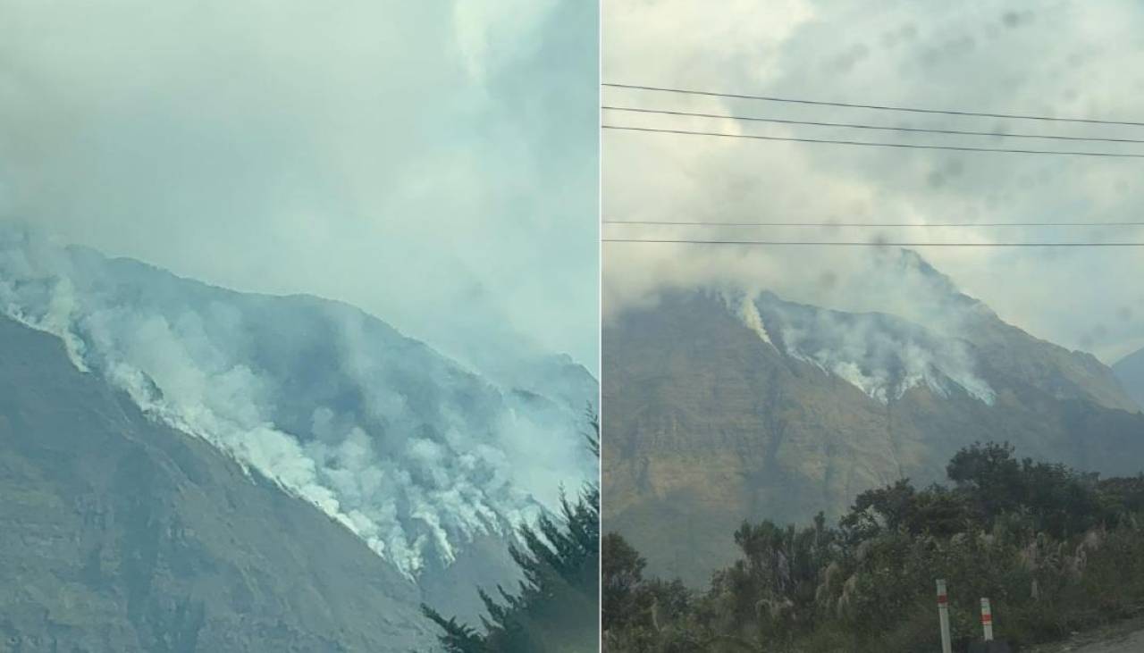 Reportan incendios forestales los Yungas de La Paz