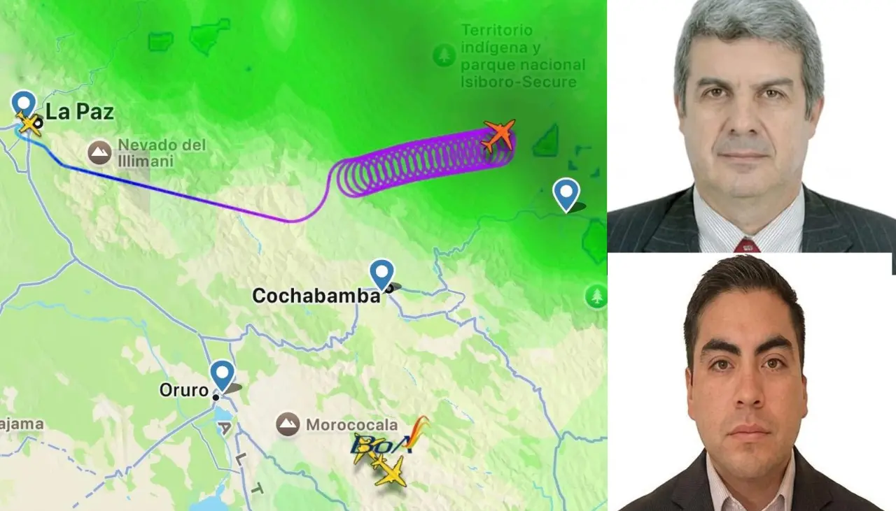 Identifican a los dos tripulantes que estaban en la aeronave que perdió contacto con torre de control