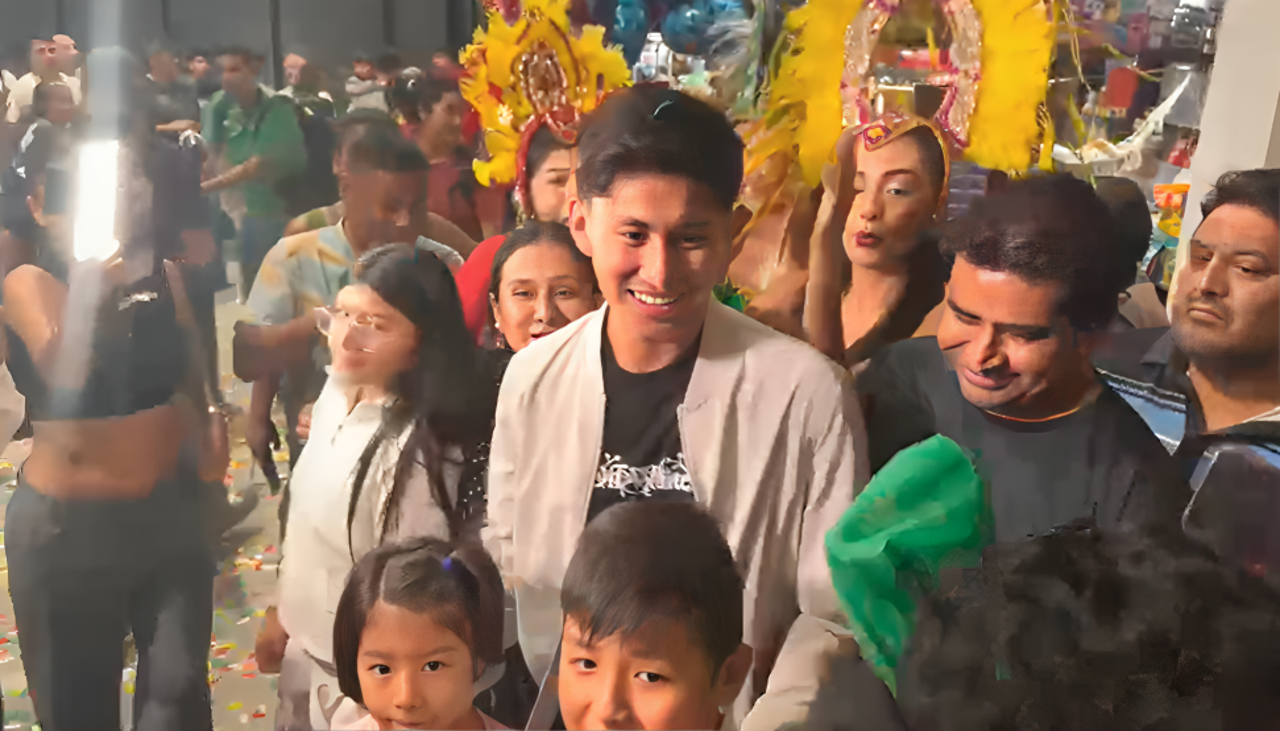 La Verde arribó al país tras el repechaje y los jugadores fueron recibidos entre aplausos 