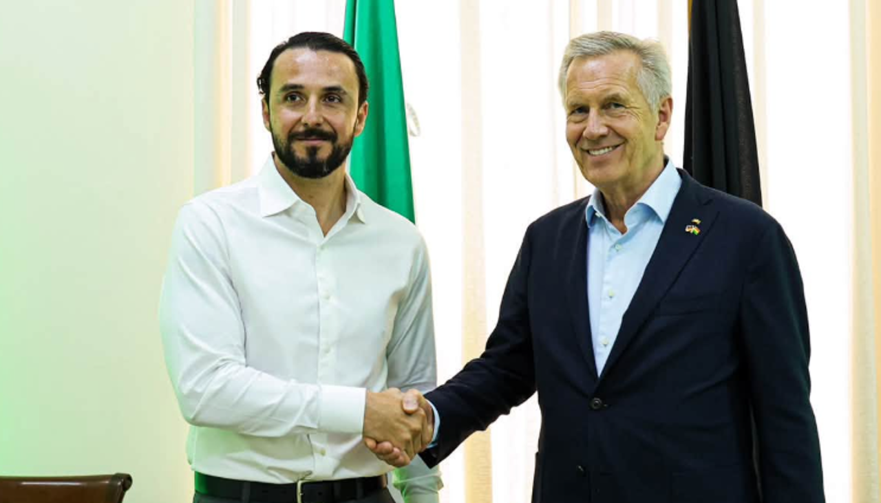 “Se están abriendo muchas puertas para Santa Cruz”, dice Velasco tras encuentro con expresidente de Alemania