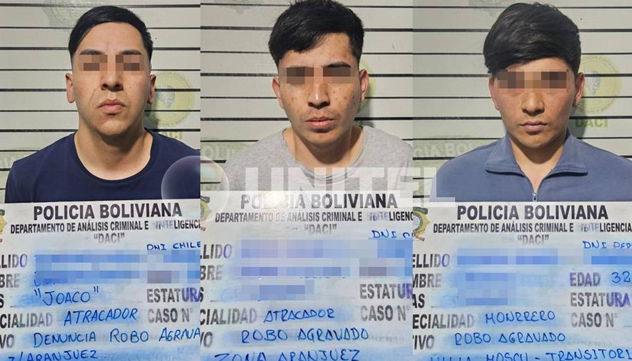 Difunden imágenes de los tres extranjeros aprehendidos implicados en el atraco a una joyería