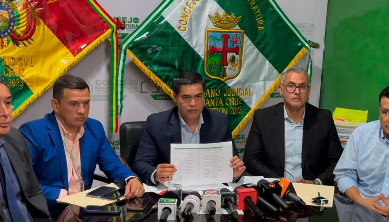 “Unos 20 jueces van a ser procesados disciplinariamente” en Santa Cruz, informa el Consejo de la Magistratura