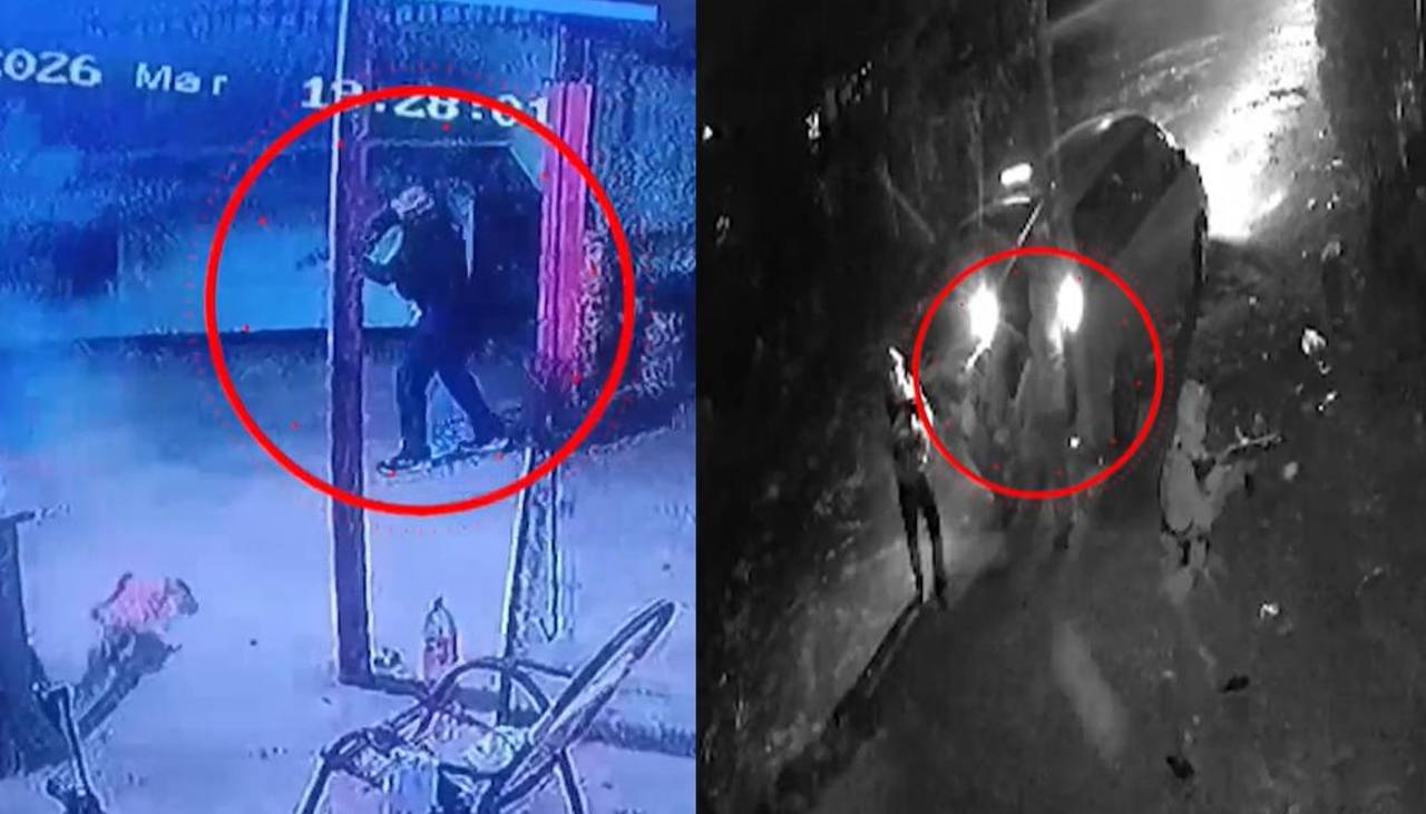 Cámaras captan cuando un grupo armado irrumpe en una casa y se lleva a una mujer