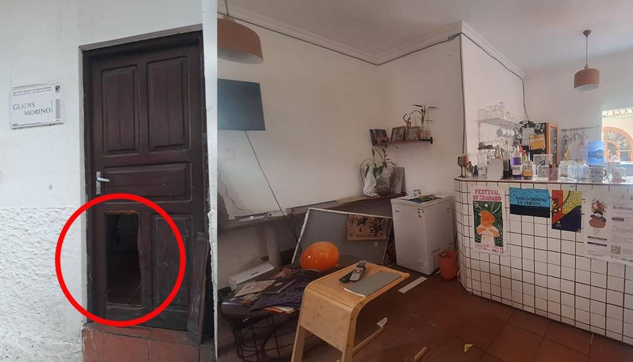 Roban en la casa de Gladys Moreno: ladrones rompieron parte de la puerta para ingresar
