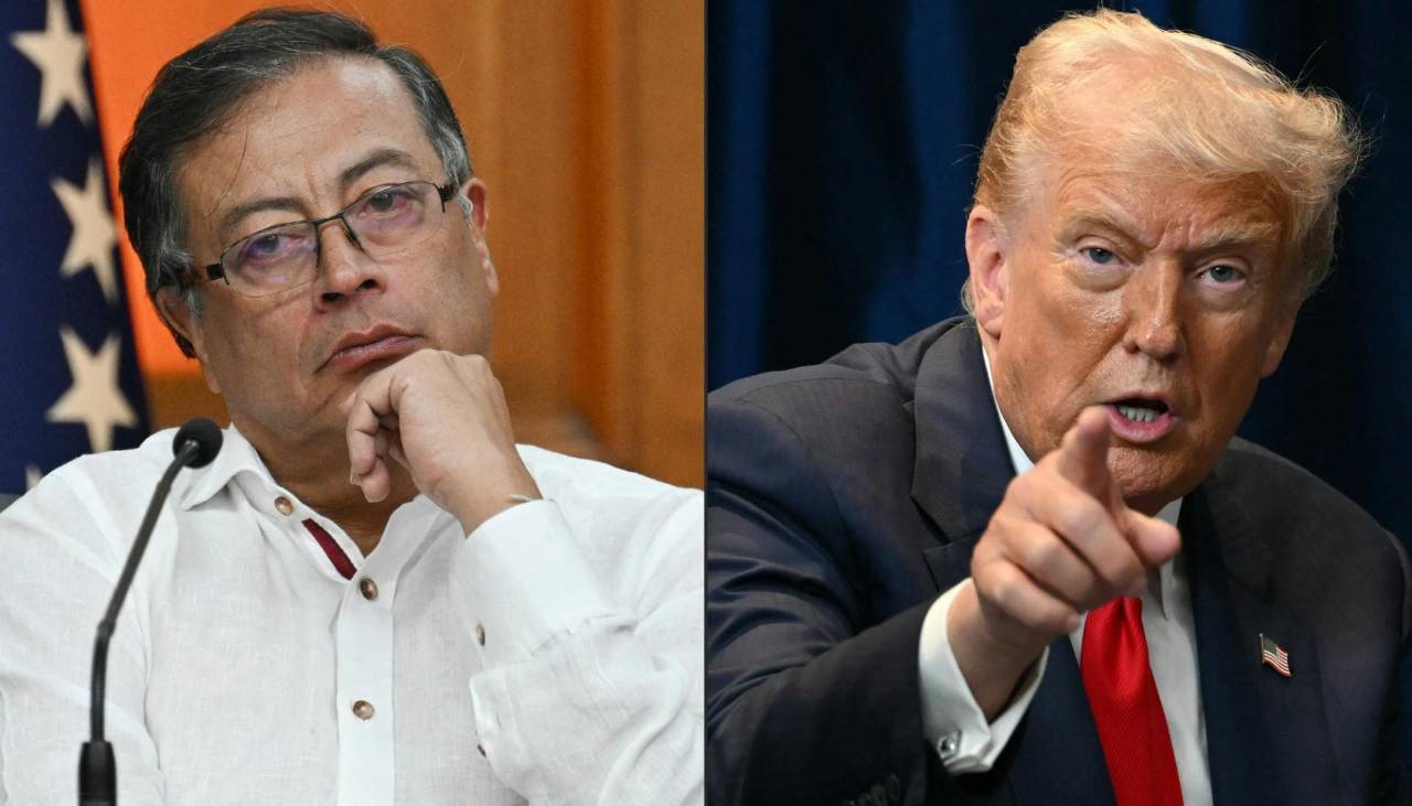 Trump habla por primera vez con Petro al teléfono y anuncia que lo recibirá en la Casa Blanca