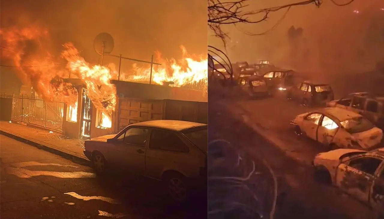 Al menos 15 fallecidos y más de 50.000 evacuados por incendios al sur de Chile
