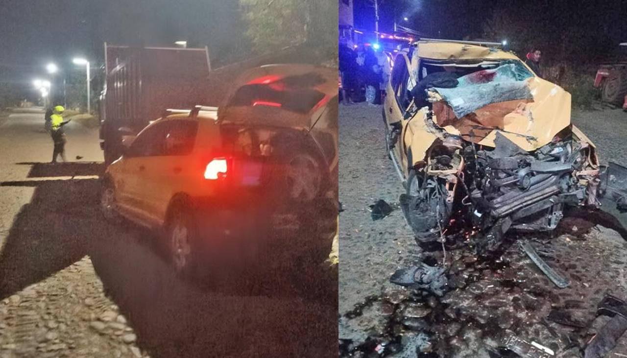 Una mujer fallece y un hombre resulta herido tras el choque de su vehículo contra un camión estacionado