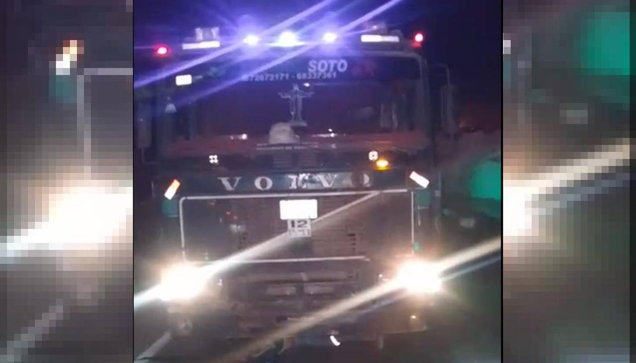 Motociclista fallece tras ser arrollado por un camión en la carretera a Puerto Paila