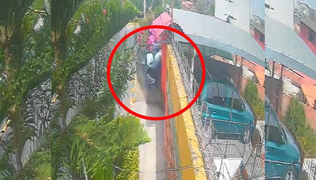 Video: Vehículo pierde el control e impacta contra el muro de una vivienda, hay una mujer herida