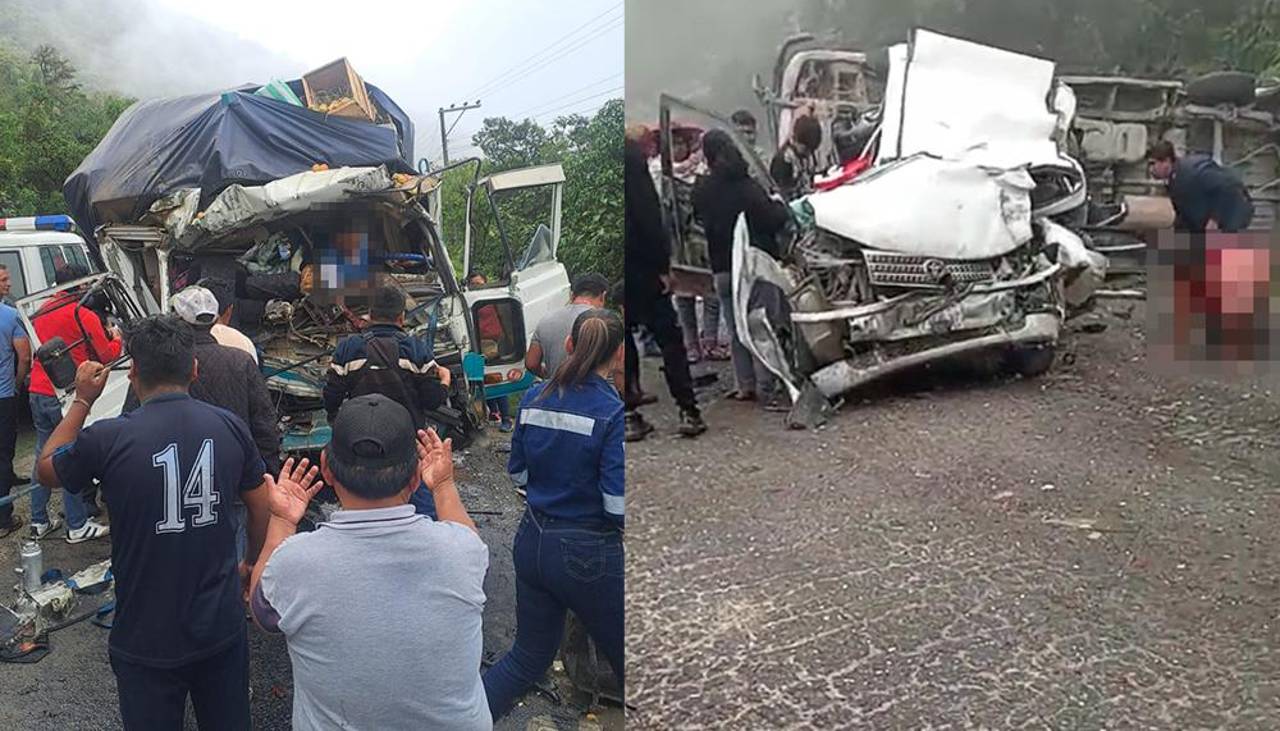 Choque múltiple en la carretera nueva Cochabamba - Santa Cruz deja heridos y daños de consideración