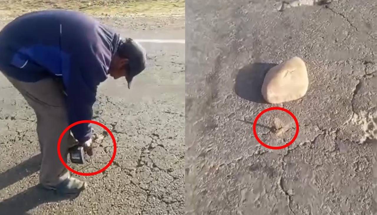 “Utilizan un taladro para colocar fierros sobre la vía y pinchar las llantas”: Ministro denuncia daños en la ruta La Paz - Oruro