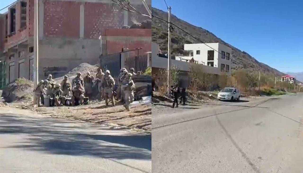 La Paz: Militares y policías resguardan el puente Lipari para evitar nuevos puntos de bloqueo