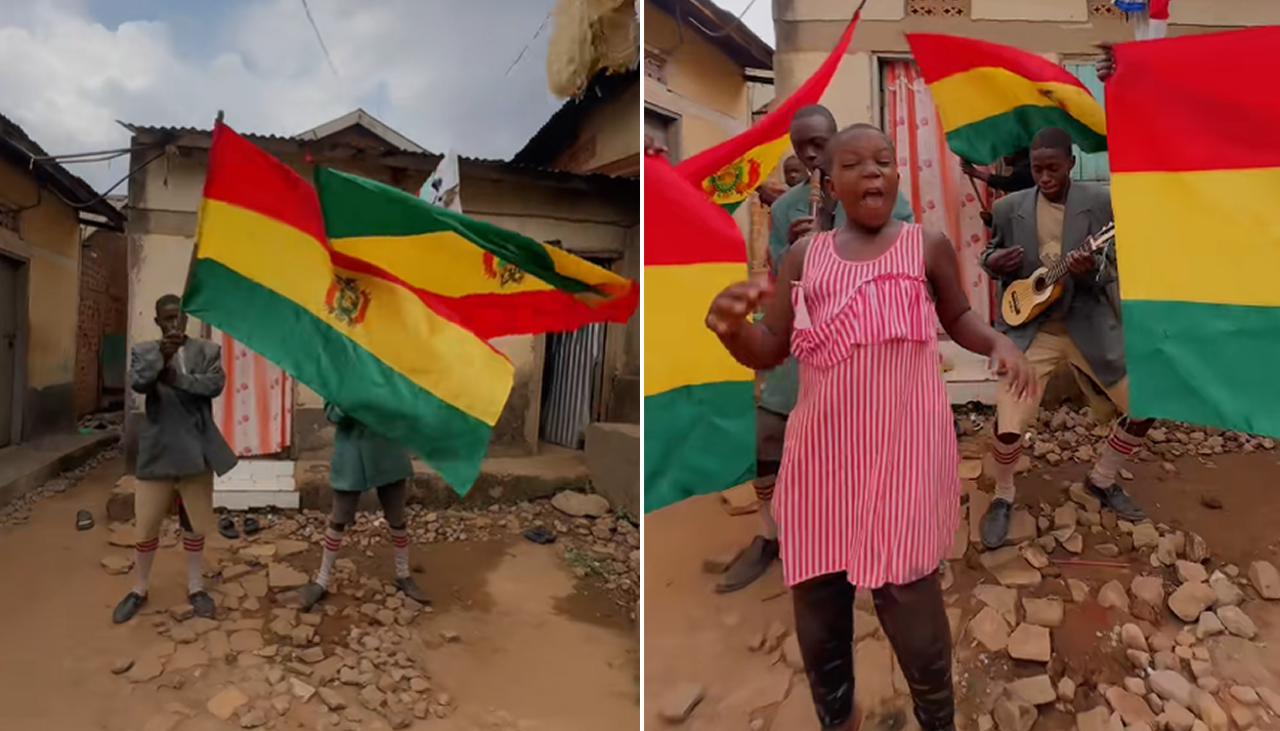 Video: Los Nansana Kids se unen al festejo del Bicentenario de Bolivia