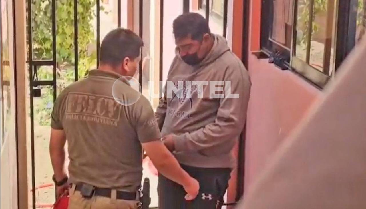 Aprehenden a exfuncionario que agredió a su expareja en Sacaba luego de presentarse voluntariamente