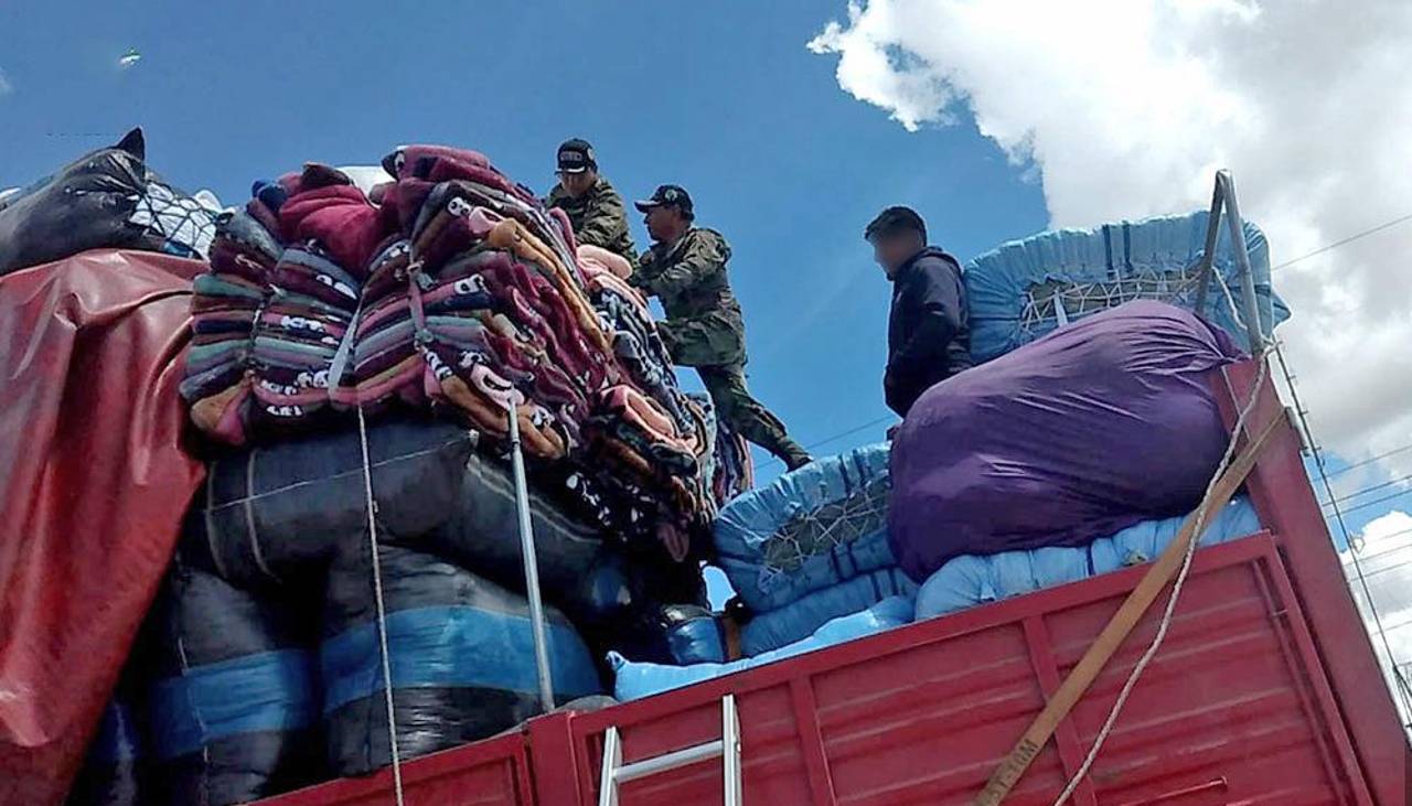 Hallan 232 kilos de droga camuflada entre bolsas de ropa, hay un aprehendido