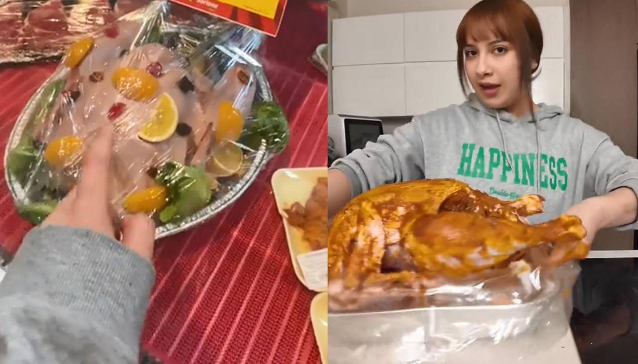 Tras hacerse viral, tiktoker reconoció que no cocinó un pavo y se reivindicó