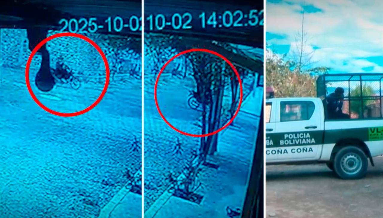 Video: Ladrón perdió los dientes tras chocar contra una pared con una moto que robó segundos antes