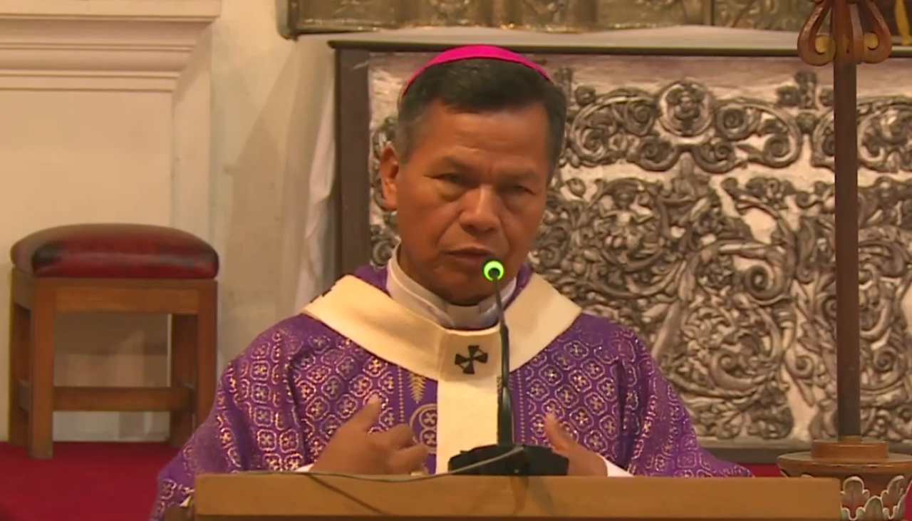 Monseñor Leigue pide a quienes están en el poder no caer en la tentación de la corrupción