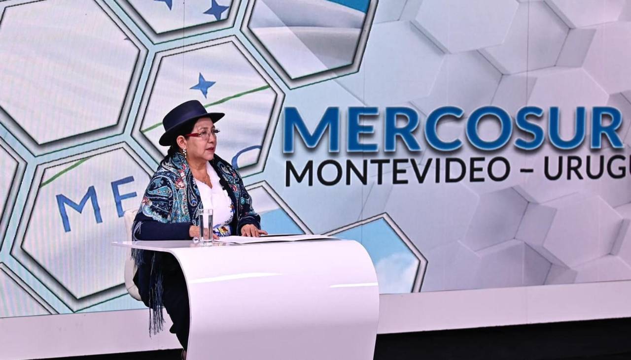 Bolivia tiene plazo hasta 2028 para alcanzar la nomenclatura de adhesión al Mercosur, dice la canciller Sosa