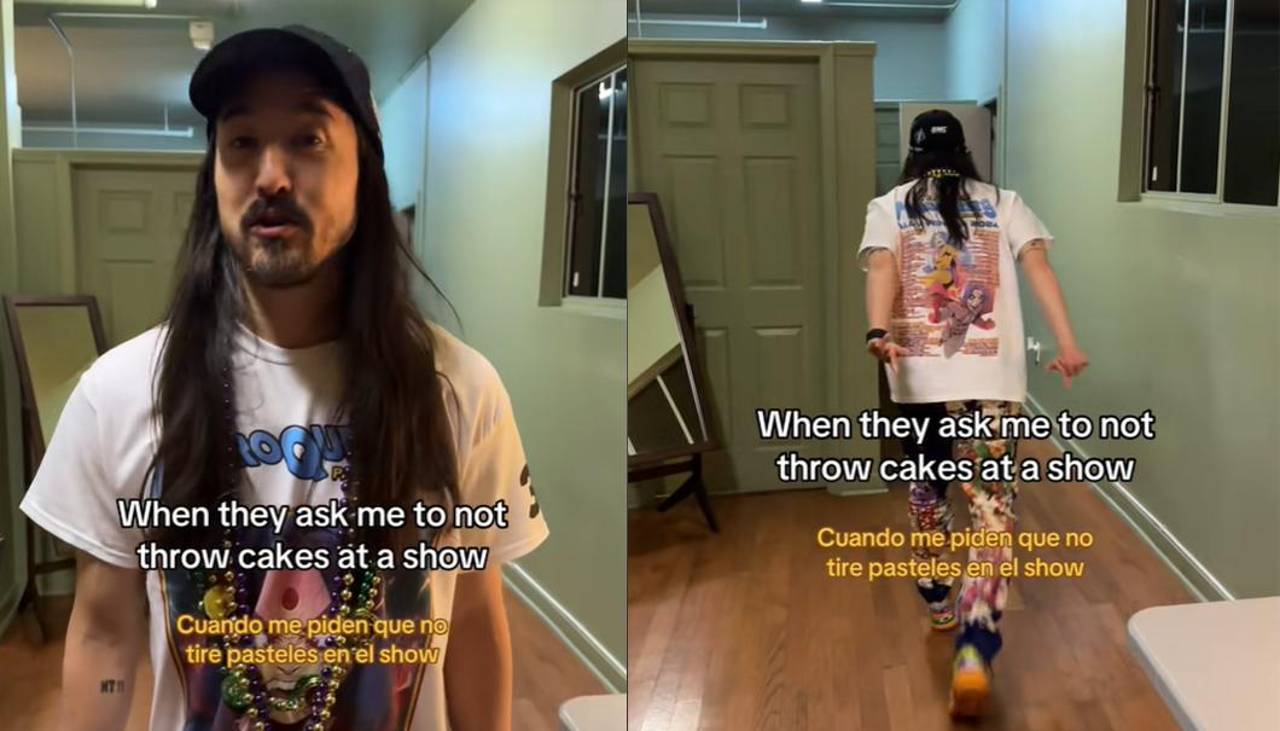 “Perdónenme todos, no acecto”, Steve Aoki se suma al famoso trend viral