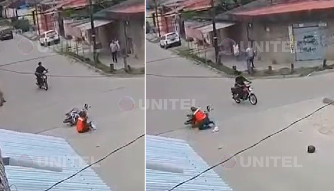 Video: Choque entre dos motos deja tres personas heridas en La Guardia