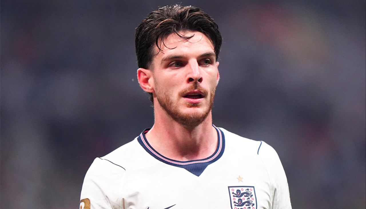 Declan Rice es aislado por virus y puede perderse el partido contra Noruega