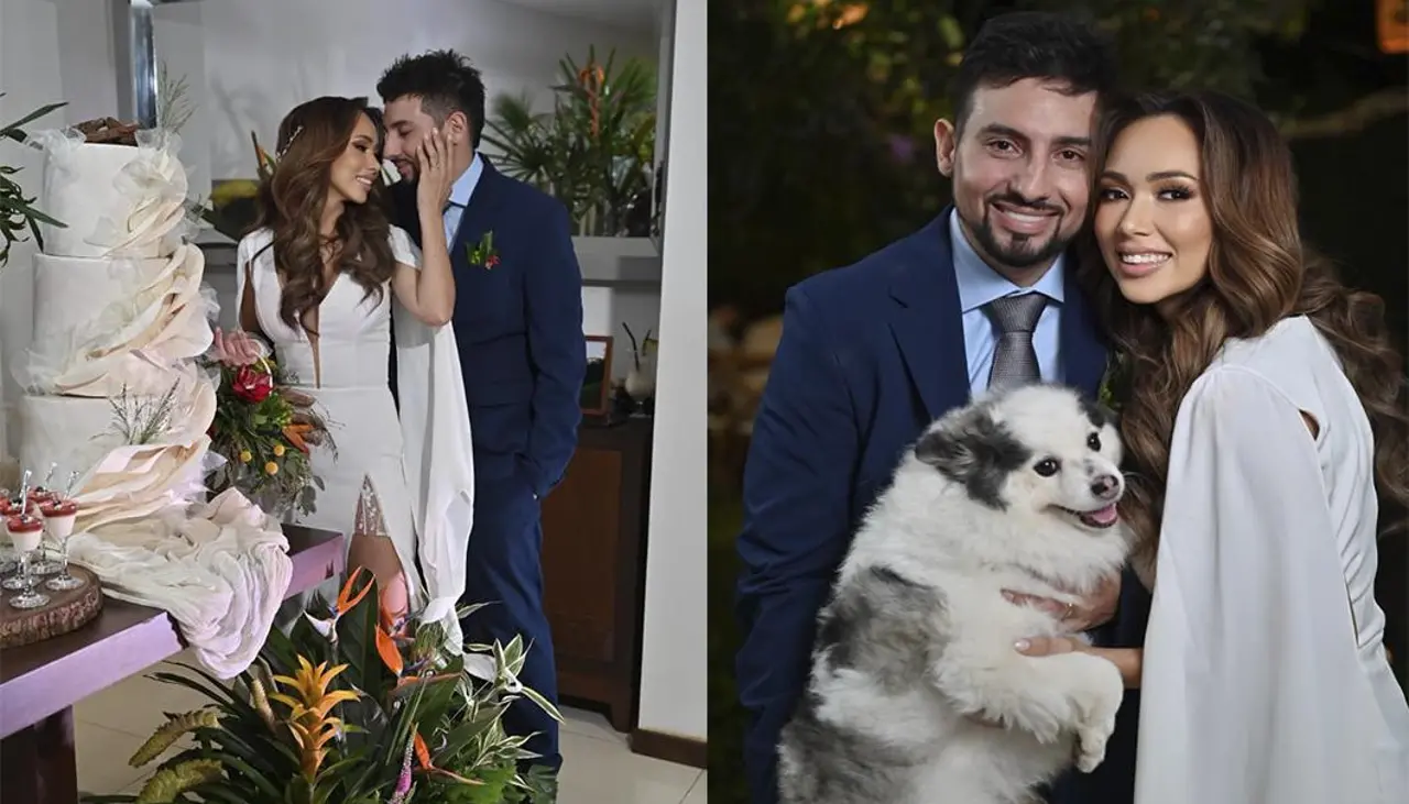 En una boda íntima y con decoración inspirada en Italia, Paola Arauz y Álvaro Guzmán se dieron el ‘Sí’