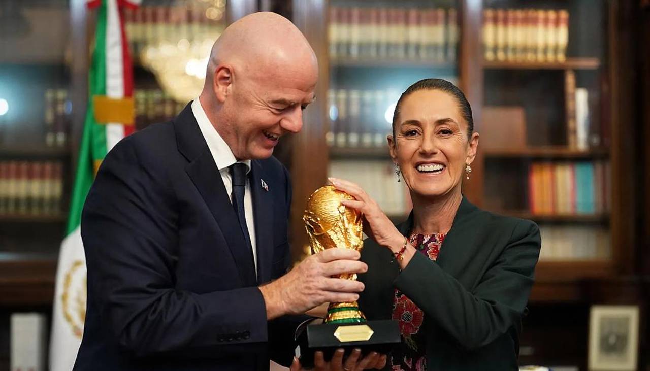 Infantino dice que está “muy tranquilo” con México como sede del Mundial