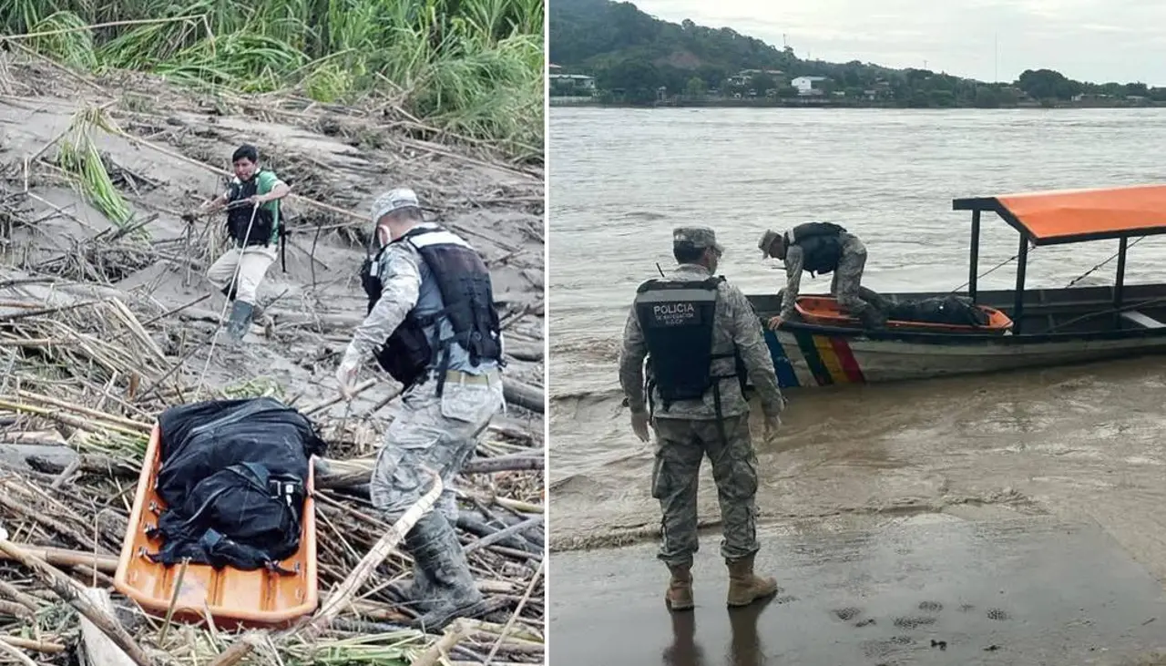 Recuperan los cuerpos de las dos personas que cayeron de una embarcación en el río Challana, en Guanay 