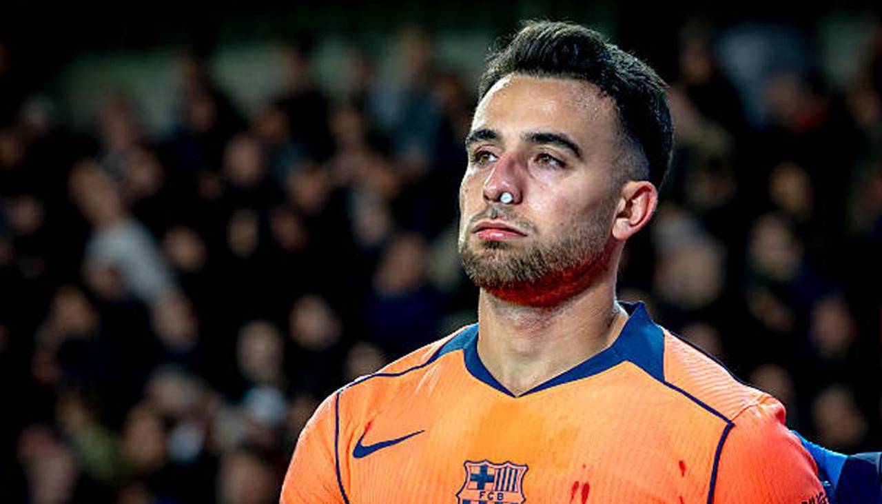 Eric García sufre una fractura nasal y tendrá que usar una máscara para jugar