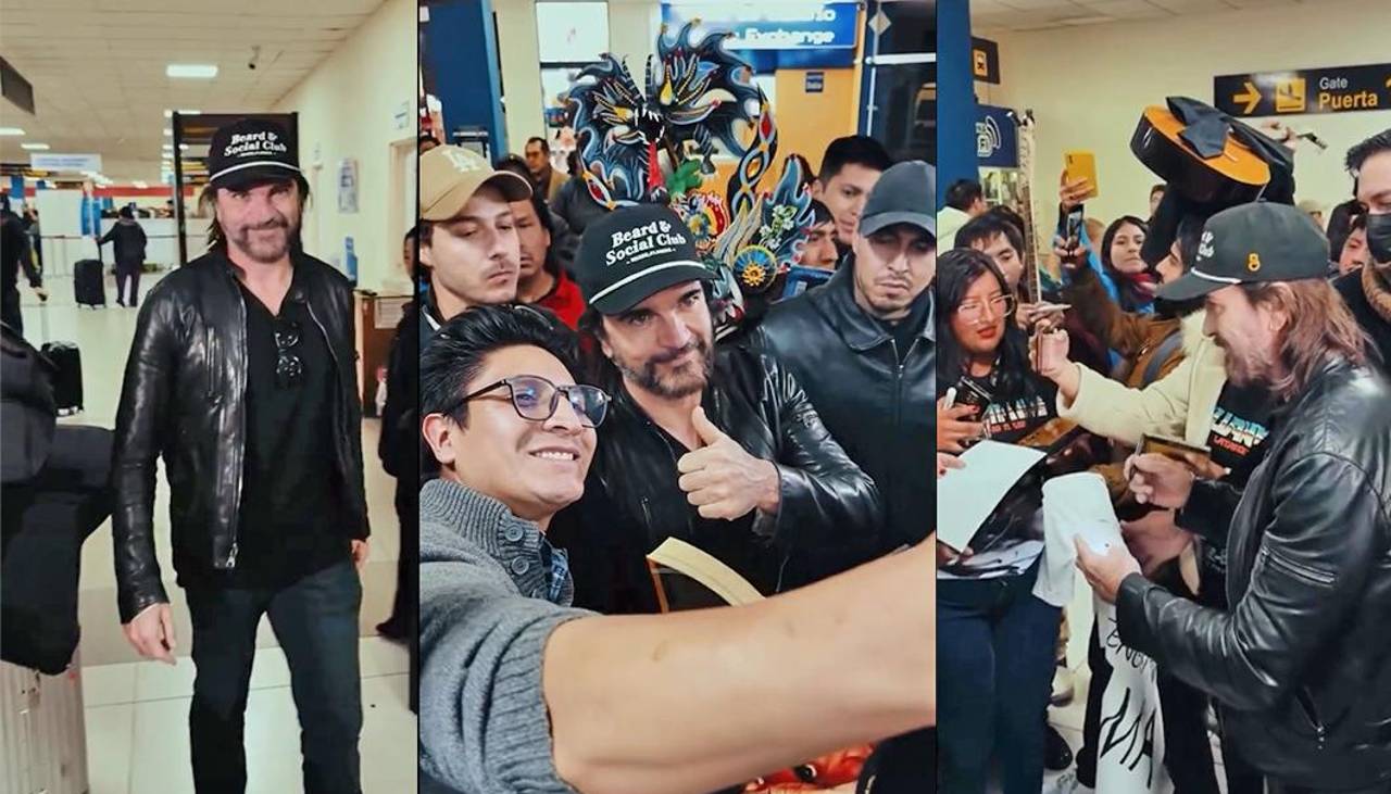 Juanes llega a El Alto y desata la emoción de sus fans; el artista brindará dos shows en el país