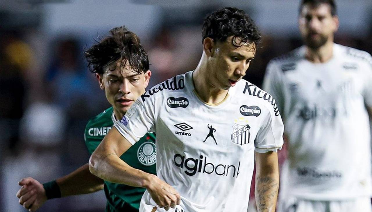 Palmeiras no pasó del empate en su visita al Santos sin Neymar ni Miguelito