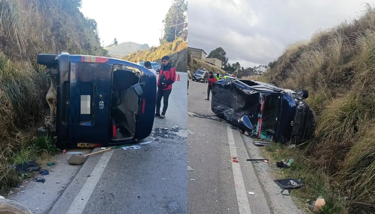 Triple colisión en la ruta nueva Cochabamba – Santa Cruz deja una fallecida y al menos 12 heridos