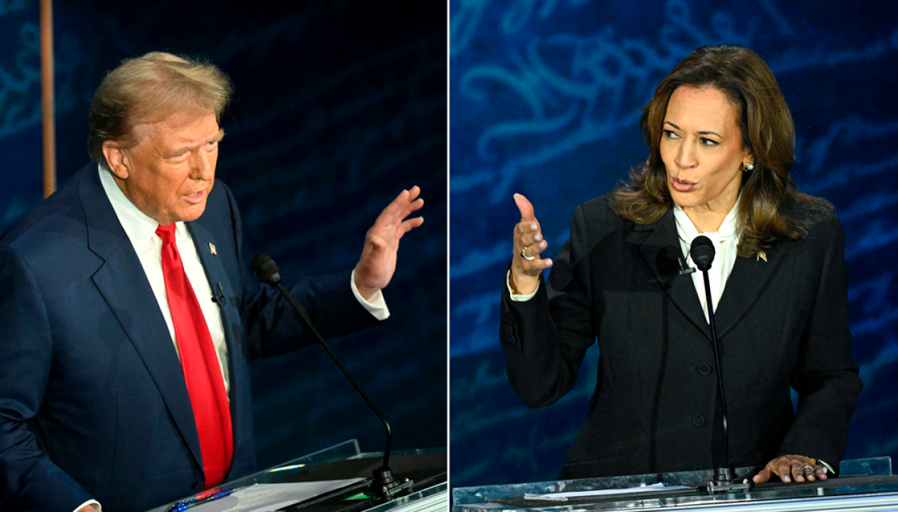 Harris dice haber puesto orden en el “desastre” dejado por Trump en Estados Unidos 