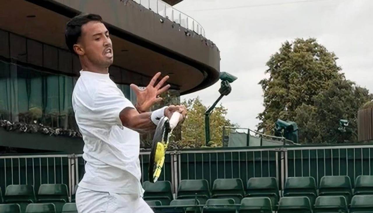 Hugo Dellien tuvo un debut con derrota ante Lehecka en Wimbledon 2025