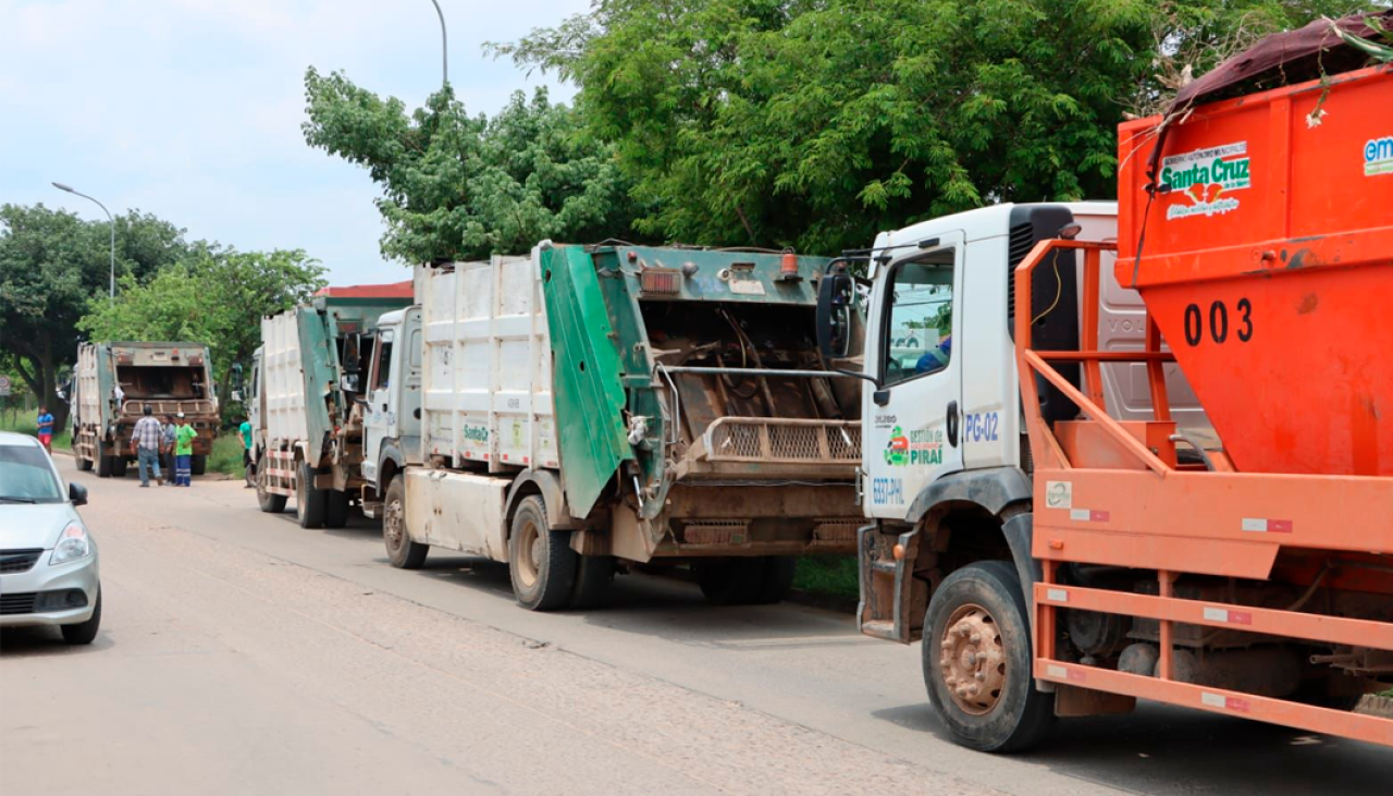 Solo el 40% de camiones recolectores de basura trabaja en la capital cruceña ante la falta de diésel