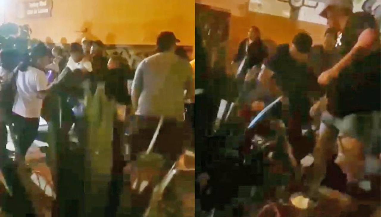 Diferencia entre dos turnos de un colegio, termina en pelea campal entre padres de familia