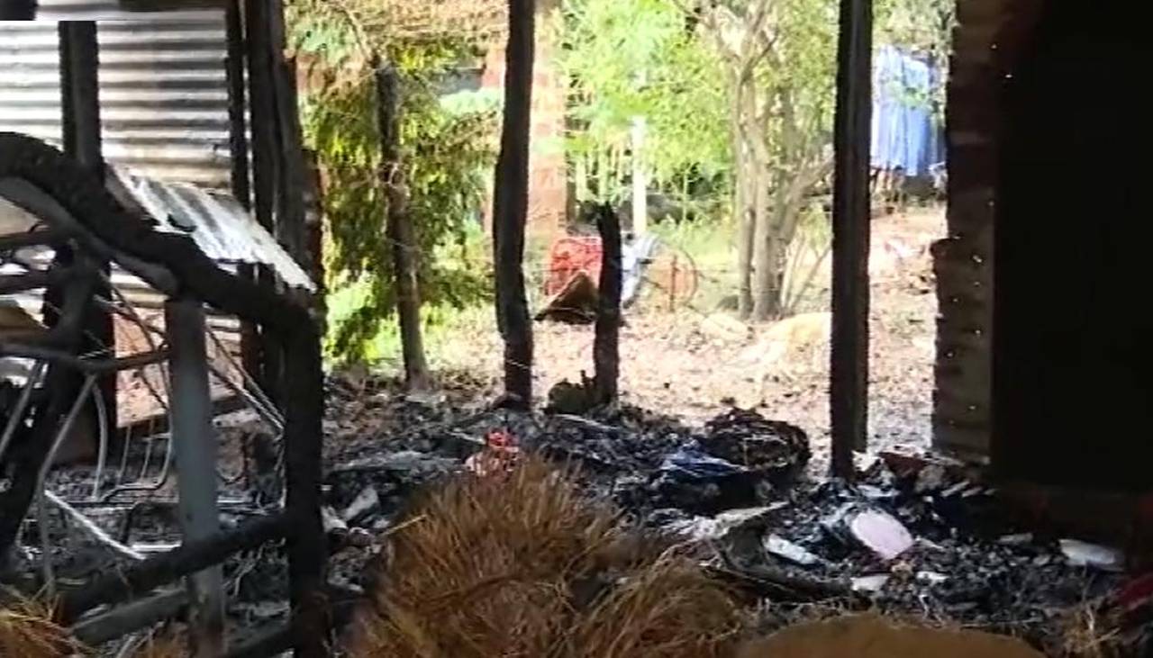 Incendio consumió ambientes de una vivienda en el barrio El Carmen, en Santa Cruz 