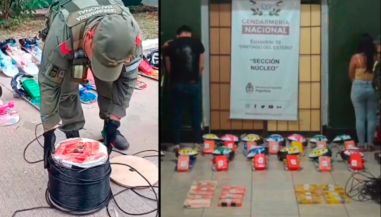 Dos bolivianos fueron detenidos en Argentina traficando 33 kilos de droga 