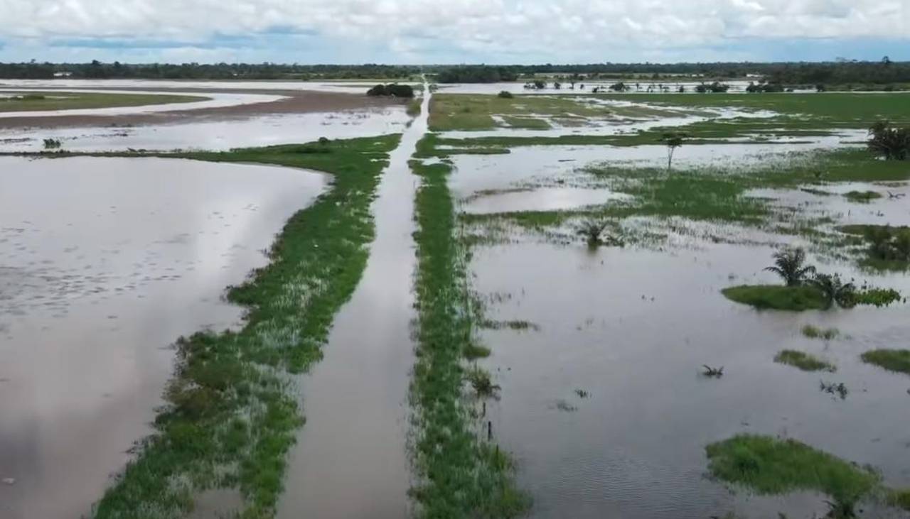 “Todo estamos perdiendo. Arroz y soya estaban para cosechar”: Desborde del río Grande afecta a comunidades de El Puente