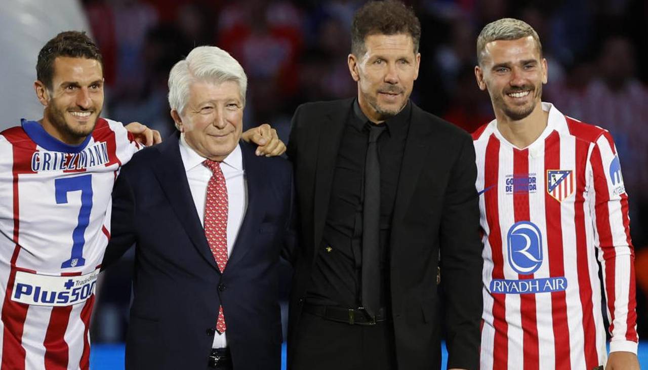Griezmann a Simeone: “Gracias a ti me sentí el mejor jugador del mundo”