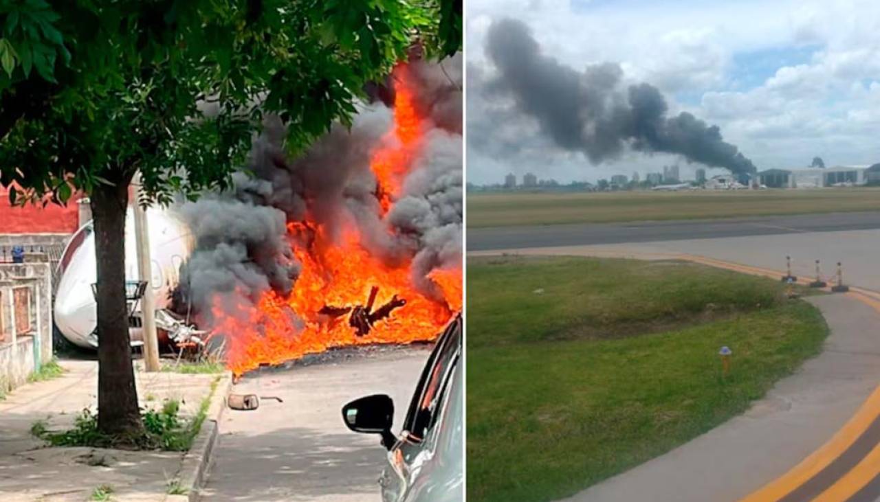 Dos muertos tras el impacto de un avión contra una vivienda en Argentina