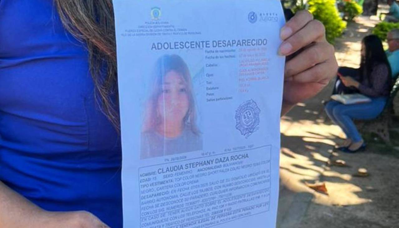 Una madre denuncia la desaparición de su hija de 15 años y sospecha que fue raptada 