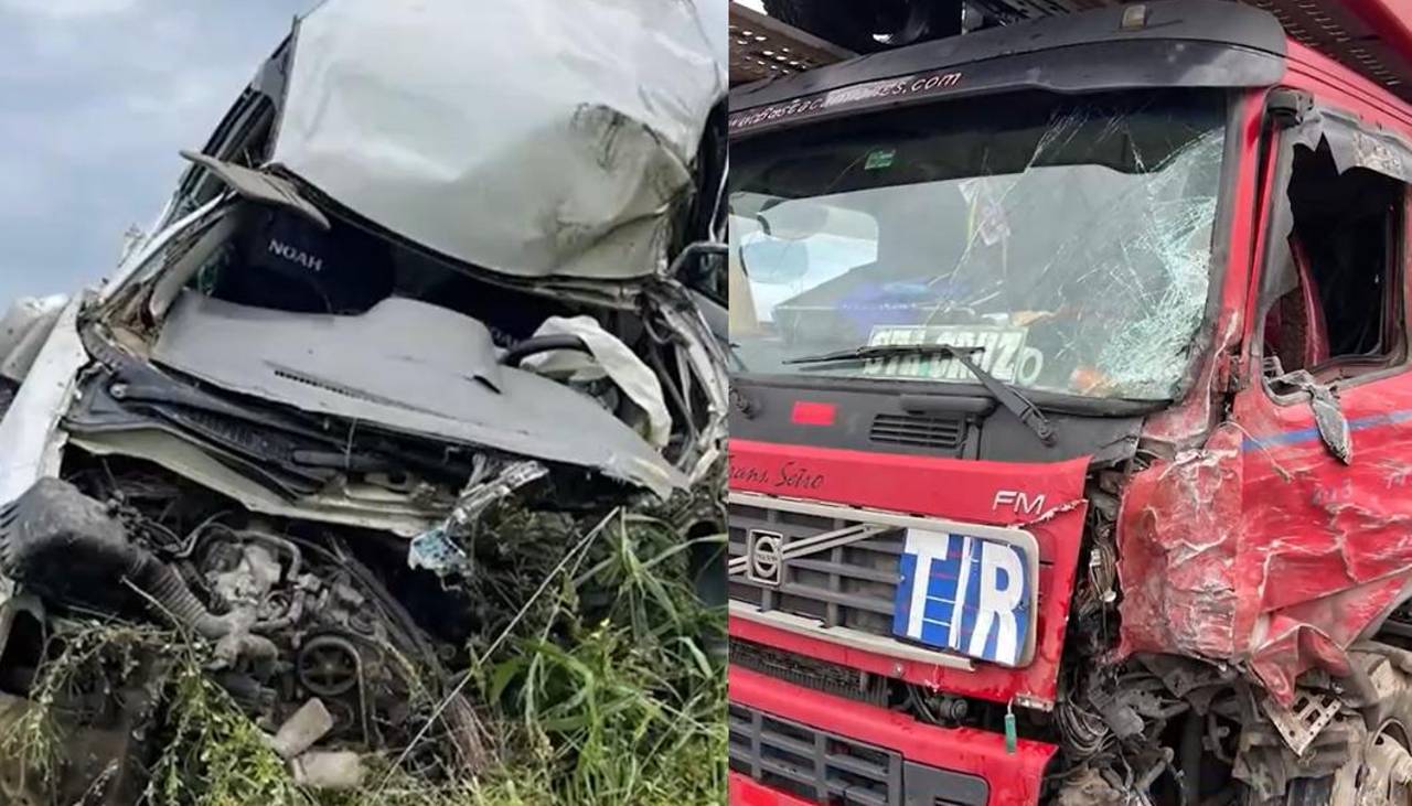 Conductor muere tras impactar de frente contra un camión en la carretera nueva Cochabamba – Santa Cruz